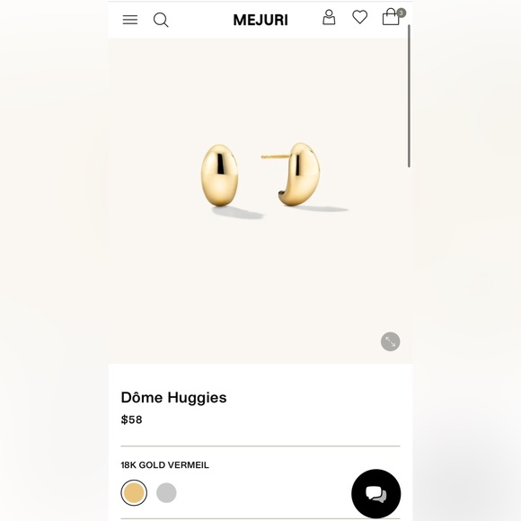 Mejuri Jewelry - Mejuri Gold Dome Earrings